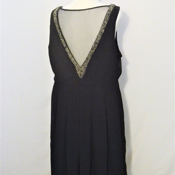 Project Eve elegant, black, cocktail/party dress, medium. - Picture 4 of 6